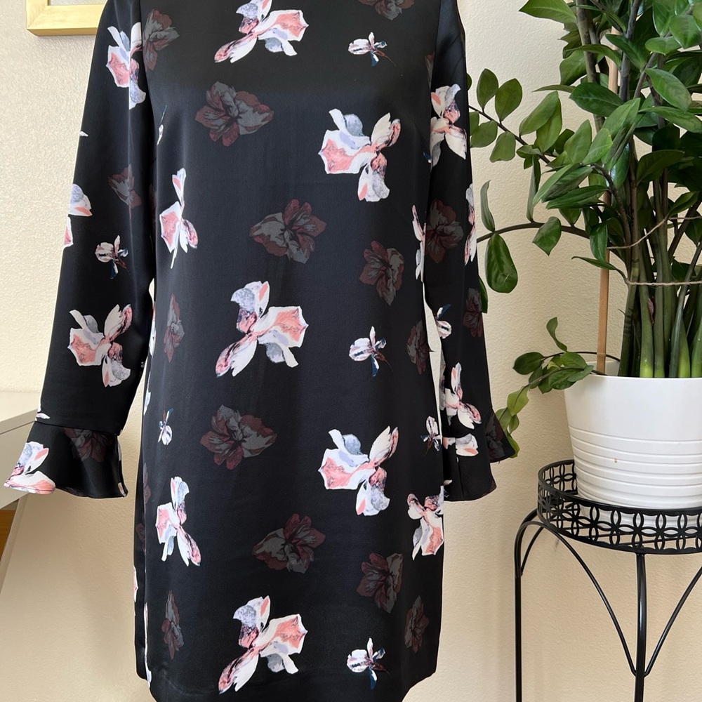 Banana Republic dress shift dress floral print size 4P - Picture 3 of 15